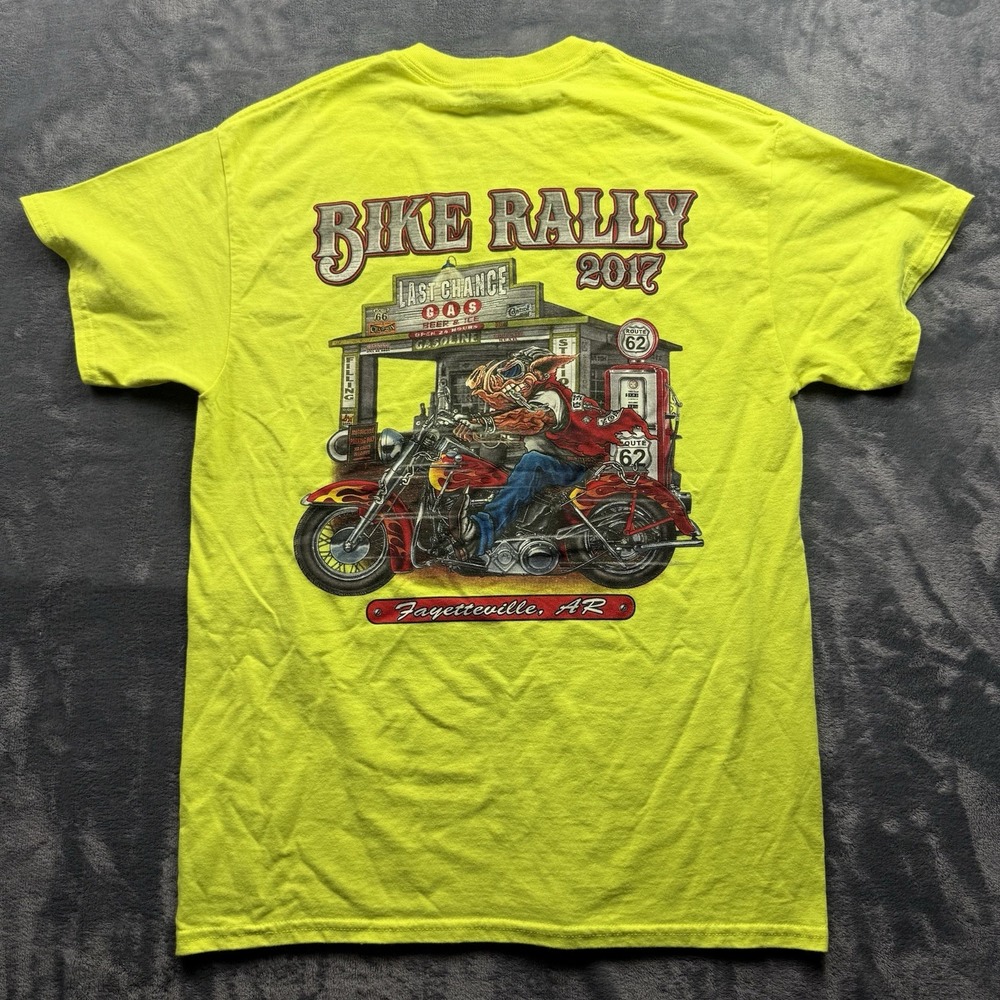 Fayetteville Bike Rally T-Shirt Mens Medium 15th Annual 2017 Motorcycle Tee